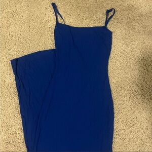 SKIMS Royal Blue Maxi Dress